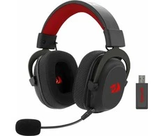 Ausinės Redragon H510-PRO Zeus RGB PRO juodai-raudonas