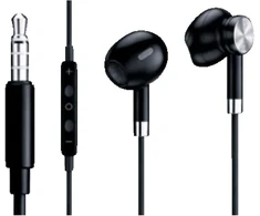 Ausinės Samsung Dawnkey Magnetic Earphone 3,5mm wtyk Juodas