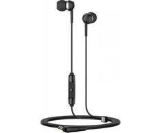 Sennheiser Ausinės CX 80S su laidu, į ausis įkišamos, Mikrofonas, Juodas