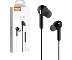 Ausinės Somostel Ausinės UNIWERSALNE SOMOSTEL TYP-C Juoda į ausis įkišamos PRO-3 NEW CHIP S23 DIGITAL AUDIO