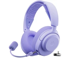Ausinės STS Steelseries Arctis Nova 3P Laisvų rankų įranga Bevielis Su lankeliu Žaidimams C tipo USB Bluetooth Lavanda