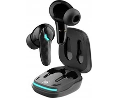 Ausinės Defender Ausinės su mikrofonu CyberDots 285 belaidės Bluetooth TWS juoda Low Latency