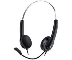 GENIUS ausines HS-220U/ USB/ juodas-sidabras