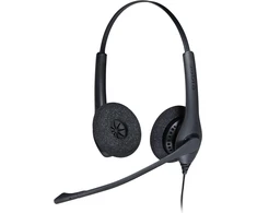 Jabra Biz 1500 Duo QD - Ausinės - su lankeliu ant galvos - Office/Call center - Juodas - Dvipusės - 0.95 m