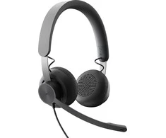 Ausinės Logitech Zone su laidu UC, Tamsiai pilkos