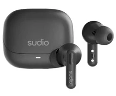 Ausinės Sudio Earbuds | C8 | Bluetooth | Mikrofonas | Juodas | Noise canceling | Noise reduction | Belaidės