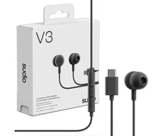 Ausinės Sudio Earbuds | V3 | į ausis įkišamos | Mikrofonas | Dusty Juodas