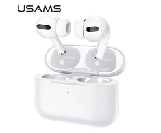 USAMS Ausinės Bluetooth 5.0 TWS ANCYB Series belaidės balta/baltas BHUYB01 (US-YB001)