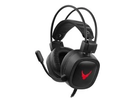 Laisvų rankų įranga VARR GAMING VH6020 su mikrofonu (RGB 3,5mm) juoda