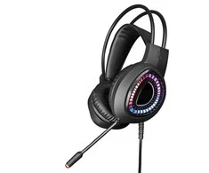 Omega Laisvų rankų įranga VARR GAMING VH8010 su mikrofonu (USB 7.1 FOR PC AND PS5) juoda
