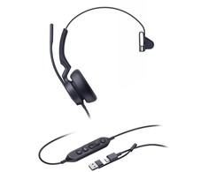 Ausinės Yealink UH46 Mono Teams USB-C/A