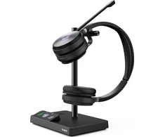 Ausinės Yealink WH62 DECT Dual Teams Bezprzewodowy Juodas