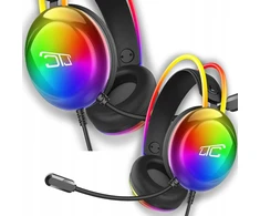 Ausinės žaidimams RGB su mikrofonu LTC