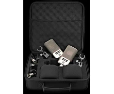 Austrian Audio OC818 Dual Set Go Sidabrinis - dviejų didelės diafragmos kondensatorinių mikrofonų rinkinys