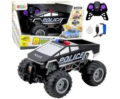Lean Toys Nuotoliniu būdu valdomas policijos visureigis 1:16