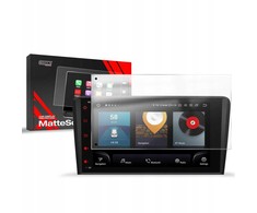 Automagnetola GrizzGlass matinė plėvelė CarDisplay Protection, skirta Audi S3 8P Android Radio 2006-2012 automobilio radijui