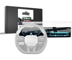Automagnetola „GrizzGlass“ automobilinis radijas, keramikinė plėvelė, automobilio ekrano apsauga, skirta „Kia EV6 GT Line 24“ (2025 m.)