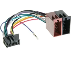 Automagnetola Radio samochodowe ACV ACV 453023, Radio adapter cable, Pioneer ISO 16-pin, Juodas, Raudona