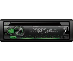 Automagnetola Pioneer, DEH-S120UBG CD RDS magnetola su USB, Aux įėjimu, FLAC