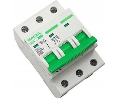 Automatinis jungiklis, 6kA, B, 3 polių, 50A GACIA SB6L B 3P 50A