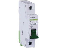 Automatinis jungiklis Noark 100274 10kA B 6A 1 poliaus IP20 230V pilkas