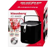 Kostkarka Automatinis ledo gaminimo aparatas, 100 W, 1,2 l bakas, LED skydelis, Klausberg, kb-7883
