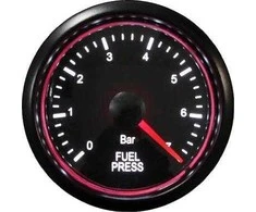 Automatinis matuoklis Laikrodis AUTO GAUGE 52mm T270 kuro slėgio analogas