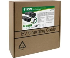 Automobilio įkrovimo kabelis InLine 11kW 2 tipo, 3 fazės, 7.5m (16277I)