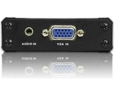 AV adapteris Aten HDMI - D-Sub (VGA) + Jack 3,5mm juoda (VC180- AT-G)