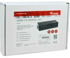Equip 332726 vaizdo signalo jungiklis HDMI