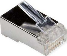 AV adapteris Roline ROLINE Modulinė ekranuota jungtis, kat. 6 (E klasė), 10 laipsnių.
