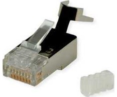 AV adapteris Roline ROLINE modulinė jungtis, ekranuota, kat. 6 (E klasė) kietajam kabeliui, 10 g.