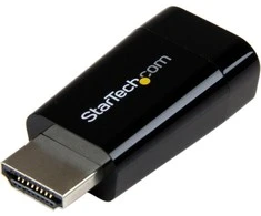 Kompaktiškas „StarTech HD2VGAMICRO“ HDMI keitiklis 1x HDMI A vyriškas iki 1x VGA moteriškas