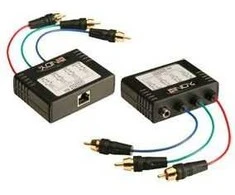 AV signalų perdavimo sistema Lindy 3 x RCA + 1 x RCA - RJ- 45 (32525)