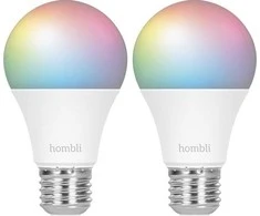 Hombli – E27 išmanioji lemputė – spalvota ir reguliuojamos baltos spalvos – reklaminis rinkinys