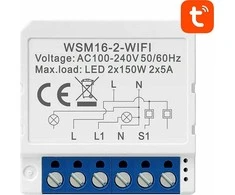 Smart Switch modulis WiFi Avatto WSM16-W2 TUYA