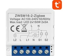 Išmanusis jungiklio modulis ZigBee Avatto ZWSM16-W2 TUYA