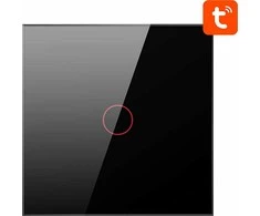 Išmanusis šviesos jungiklis ZigBee Avatto ZTS02-EU-B1 Vienpusis TUYA (juodas)