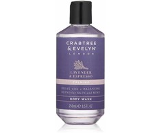 Crabtree &amp; Evelyn Lavender &amp; Espresso Calming Kūno prausiklis, 250 ml