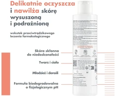 Avène Cleanance Hydra Soothing Cleansing Kreminis raminantis veido prausiklis, 200 ml