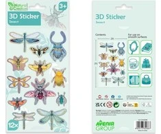 AVENIR 3D lipdukų rinkinys „Vabzdžiai“