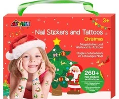 Avenir – Nagų lipdukai ir tatuiruotės – Kalėdos (58NA218208)