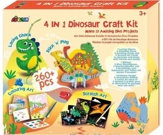 Avenir 4in1 dinozaurų gamybos rinkinys