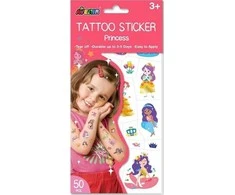 AVENIR Priklijuojamos tatuiruotės „Princesės“