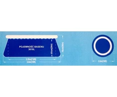 Avenli Pripučiamas baseinas apvalus 76x300cm - Avenli - 3618L