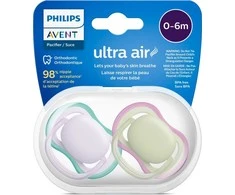 Philips AVENT SCF085/24 Ultra Air žindukas 0-6m violetinė/žalia