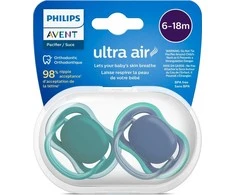 Philips AVENT SCF085/31 Ultra Air čiulptukas 6-18m tamsiai mėlynas/žalias