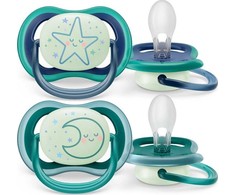 Philips AVENT SCF376/13 Čiulptukas Ultra Nighttime 6-18 žvaigždučių/mėnulio berniukas
