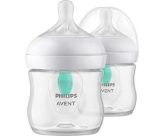 AVENT SCY670/02 RESPONSIVE NATURAL BUTELIS 2x125ML AIR FREE