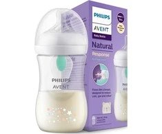 Philips Avent Natural Response buteliukas su Air Free vožtuvu 260 ml +1m dramblys